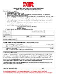 When finished, you can print out your deposit slip for no charge. Maryland Child Support Direct Deposit Fill Out And Sign Printable Pdf Template Signnow
