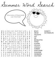 Perfect for the classroom or as a fun seasonal activity at home. Summer Word Search Puzzles Best Coloring Pages For Kids