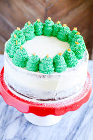 Chocolate Peppermint Christmas Tree Cake Recipe Christmas Cakes Easy Christmas Tree Cake Peppermint Christmas