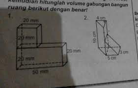 Cara menghitung volume kubus dan limas. Hitunglah Volume Gabungan Bangun Ruang Berikut Dengan Benar Brainly Co Id