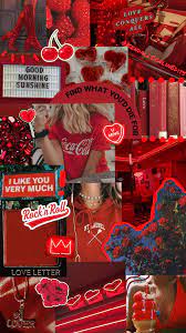 Red Collage Edit Iphone Wallpaper Vintage Aesthetic Wallpapers Aesthetic Iphone Wallpaper