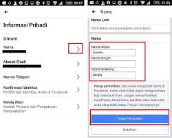 Untuk mengganti nama fb anda, tinggal klik nama anda seperti yang telah yang saya tandai warna merah. 3 Cara Mengganti Nama Profil Facebook Termudah