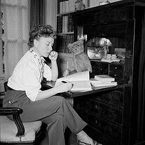 Odette Joyeux (1914-2000), French actress. Paris (1st