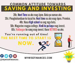 Maraming Rason And Mga Pinoy Kung Bakit Hindi Nakakapagsimulang Mag Ipon At Mag Invest Pero Life Insurance Quotes Insurance Investments Life Insurance Facts