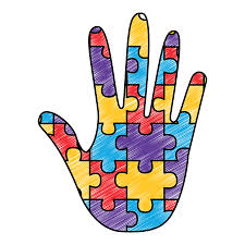 Autism awareness puzzle piece colors. Hand Made Puzzle Pieces For Autism Awareness Care Vector Illustration Drawing Color Design Tasmeemme Com