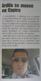 TReporta Eric ardila otro ladron mandado por martinelli para engañar al  pueblo capireño.