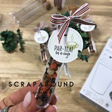 Tee Verpackung Im Rohrchen Stampin Up Mit Kerstin Kreis Kleine Geschenke Basteln Tee Verpacken Kleine Geschenke
