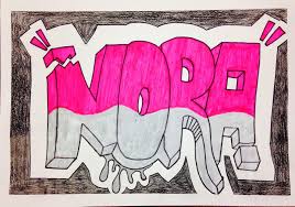 Sylvandale Middle School Art Class Graffiti Name Tag Graffiti Names Graffiti Middle School Art