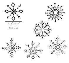 Snowflake Clipart Snowflake Png Black Snowflakes Clipart Etsy Snowflakes Drawing Snowflake Clipart Snowflakes