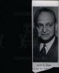 1950 Press Photo Scott Lucas Senator Illinois