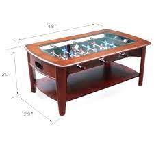 67.7″ l x 35″ h x 31.2″ w. 5 Best Foosball Tables Reviewed In Detail Jul 2021