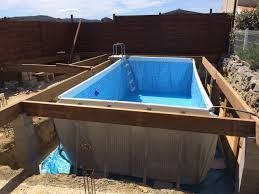 Resultat De Recherche D Images Pour Habillage Piscine Hors Sol Intex Diy Swimming Pool Rectangular Pool Small Backyard Pools