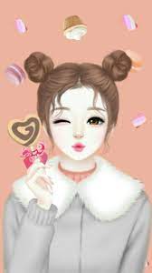 Pose lucu dan unik ini langsung diabadikan. Beautiful Wallpaper For Girls Cute Cartoon Novocom Top