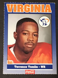 TERRENCE TOMLIN—1992 Virginia Cavaliers Coca-Cola Team Issue--Lauderhill, FL