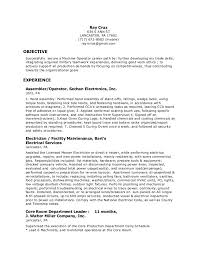 machine _operator resume