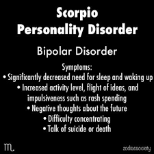 Scorpio S Possible Personality Disorder Scorpio Zodiac Facts Scorpio Personality Scorpio Zodiac