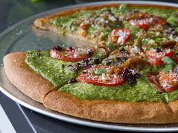 Basil Pesto Pizza Recipe Pesto Pizza Basil Pesto Pizza Recipe Trisha Yearwood Recipes