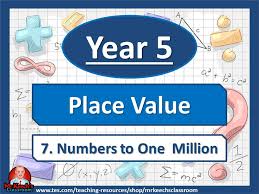 Year 5 Place Value Numbers To One Million White Rose Maths White Rose Maths Place Values Number Line