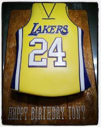 Unsigned lebron james #23 los angeles la yellow custom stitched basketball jersey size men's xl new no brands/logos. Lakers Jersey Cake Lebron James Birthday Birthday Themed Cakes