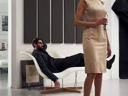 Frances bishop robert jacobsen and ray eames with the plaster mold fo la chaise. Eames La Chaise Couch Potato Company