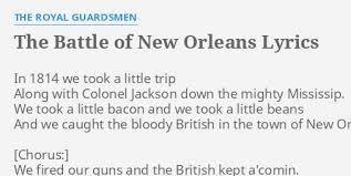 The royal guardsmen 1967 snoopy and his friends the royal guardsmen usa. The Battle Of New Orleans Lyrics By The Royal Guardsmen In 1814 We Took