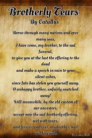 Poem By Catullus Original Was In Latin Poems Fate The Originals