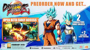 I downloaded the game and updates from several places, and don't installing the dlcs until it works. In Case It S Confusing Ssb Goku Vegeta Are Not Dlc Just Early Access If You Preorder If You Don T You Can Still Get Them In Game Dragon Ball Fighterz