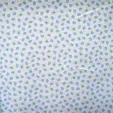 In this video i show how to crochet simple small flower applique free pattern by marifu6a free written pattern here : Cotton Fabric Small Floral Print Blue Paisley On White Baby Project Children S Project Dress Cot Cover Bed Cover Quilting Throw Pillow Bodikian Textiles