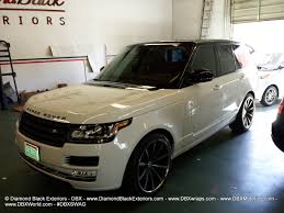 2013 Range Rover Hse Two Tone Gloss Black Roof Diamond Black Exteriors Dbx Wraps