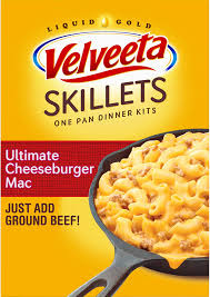 Beef enchiladas casserole cook beef and onion together until beef is done. Amazon Com Velveeta Skillets Ultimate Cheeseburger Mac One Pan Dinner Kit With Cheese Sauce Pasta Seasonings 6 Ct Pack 12 8 Oz Boxes Packaged Pasta Dinner Kits Computers Accessories