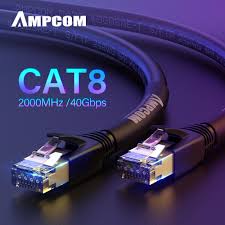 Its just complete overkill unless you plan on being future proof as possible. Ampcom S Ftp Cat8 Ethernet Cable High Speed Patch Cable 10gbps 25gbps 40gbps With Gold Plated Rj45 Connector Aliexpress