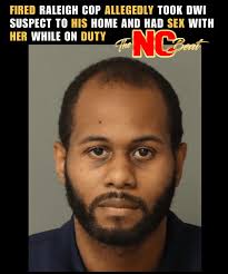 NOT the officer trading the badge, for booty😭 Former #Raleigh cop Tremale  Cogdell is out here facing FELONY charges after allegedly letting a woman  slide