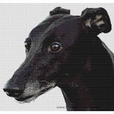So download one of our free cross stitch designs today. Greyhound Black Dog Cross Stitch Chart