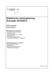Bekomme ich während eines streiks mein lohn? Didaktische Jahresplanung 2013 Gesamtdokument Ka Che