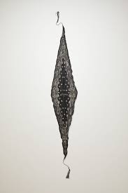 Black And White Diamond Shaped Logo Skinny Diamond Shaped Bandana Black In 2020 Diamond Shapes Paisley Pattern Diamond