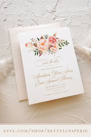 We print them on an extremely high quality 130 pound paper cardstock with a gloss finish. Floral Save The Date Invites Photo Save The Date Card Etsy Ä'am CÆ°á»i