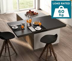 When you do not need the island you simply push the button & it disappears into the floor. Twice Top Pull Out Breakfast Bar Frame Only Box15