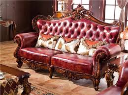 Wine Red Living Room Leather Sofa Set In Home Furniture View Wine Red Sofa Set Oe Fashion Product Details From Foshan Oe Fashion Furniture Co Ltd On Alibab Living Room Leather Living Room