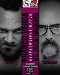 This Friday, after a several month postponement, Vaughn vs Varga finally  goes down in Texarcana, Arkansas for the Hype and Glory Wrestling  Heavyweight Championship. Arkansas is a long way to go for