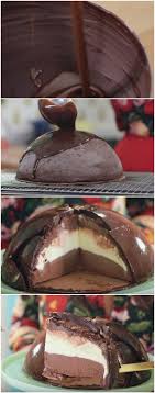 Aprenda A Fazer Domo De Chocolate Rapidinho Chocolate Receitas Bolos Divertidos