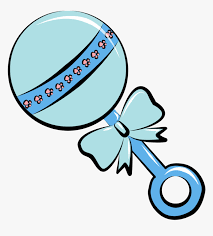 Download Baby Bottle Clipart Png Blue Baby Rattle Clipart Transparent Png Kindpng