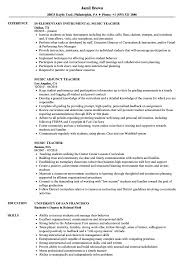 This document should be well written as it serves as your chief marketing tool. Music Teacher Resume Samples Velvet Jobs