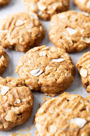 Makes about 3 to 4 dozen cookies, depending on size. Peanut Butter Coconut Oatmeal Cookies Vegan Gluten Free Beaming Baker