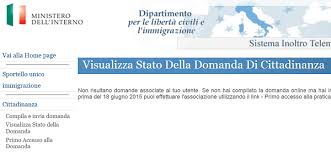 Cos E Il Sicitt Il Sistema Sicitt Non E Attualmente Disponibile Cittadinanza Italiana