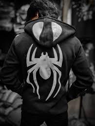 MI'TESORO Spiderman Hoodie Zipper ...