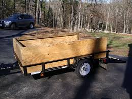 Putting Wooden Sides On A Utility Trailer Utility Trailer Utility Trailer Upgrades Box Trailer