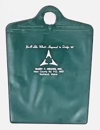 NOS 1962 Ellery Nelson Maine Dodge Dealership GREEN Promo Litter Trash Bag  Mopar