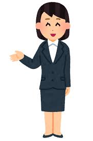 案内をするスーツを着た女性のイラスト | かわいいフリー素材集 いらすとや
