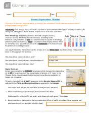 Maybe you would like to learn more about one of these? Copy Of Gizmo Titrationse Pdf Name Date Student Exploration Titration Directions Follow The Instructions To Go Through The Simulation Respond To The Course Hero