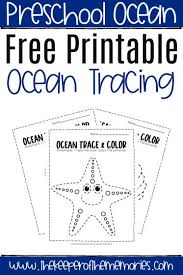 They need to write few times for each alphabets. Free Printable Ocean Tracing Worksheets The Keeper Of The Memories